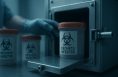 Manipulation sécurisée de déchets infectés dans un laboratoire
