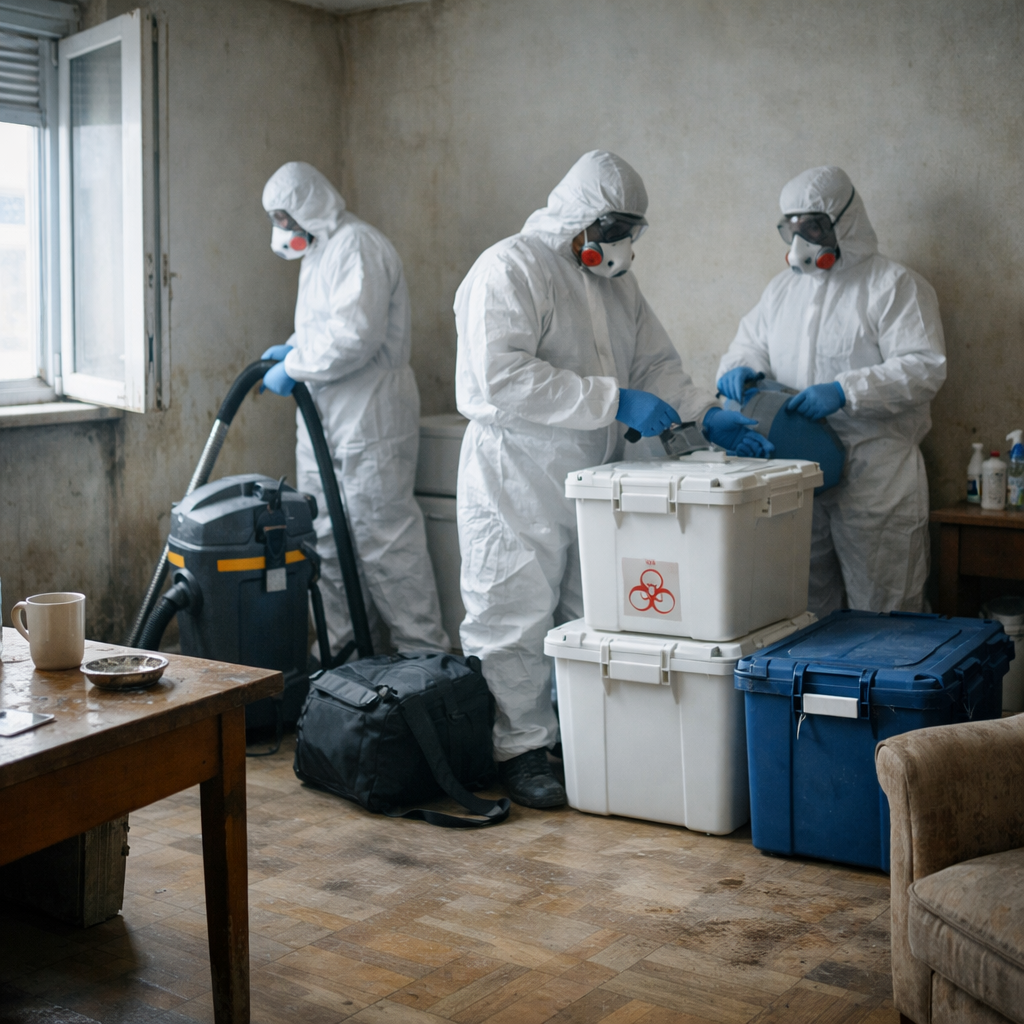 Nettoyage post-mortem par des professionnels
